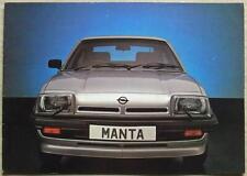 Opel manta range for sale  LEICESTER