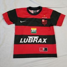 Camiseta de futebol Nike Flamengo vermelha preta Petrobras #10 Brasil infantil criança 2 2T comprar usado  Enviando para Brazil