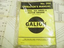 Galion 104 series for sale  Minerva