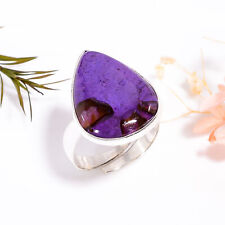 Sugilite Gemma Handmade Jewelry.925 Placcato Argento Anello Regolabile Ir _ 8071 for sale  Shipping to South Africa