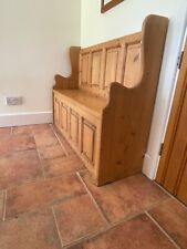 pine storage bench for sale  ROMSEY