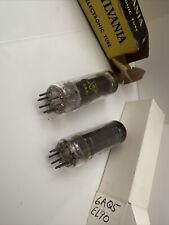 Used, Pair 6AQ5 / EL90 / Sylvania 6005 Beam-Power Pentode Tube Vintage for sale  Shipping to South Africa
