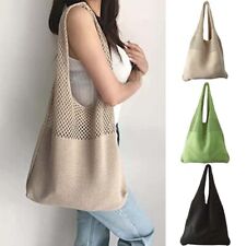 Bolsa de praia de verão feminina saco de ombro tecido grande saco de compras Tote comprar usado  Enviando para Brazil