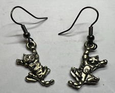 Metal cat earrings for sale  Panama City
