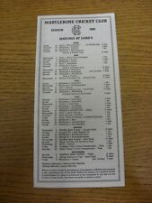 1989 fixture list for sale  BIRMINGHAM
