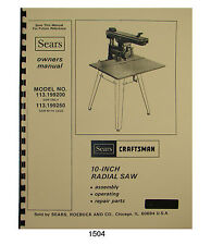 Sears craftsman 113.199200 for sale  Goddard