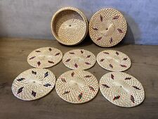 Place mats wicker for sale  TELFORD