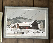 barn painting folk wood for sale  Honesdale