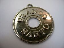 Vintage Pendant Keychain: FRANCO SARTO Advertising Logo segunda mano  Embacar hacia Spain