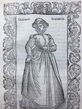 Bélgica Brabant Valona 1598 Disfraz Belga Extremadamente Raro Grabado En Madera comprar usado  Enviando para Brazil