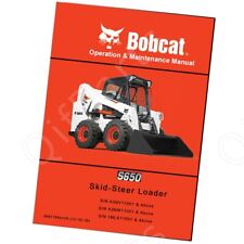 For Bobcat S650 Skid Steer Loader Service Manual Repair Book SN A3NV11001 for sale  Shipping to Ireland