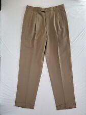 Pantalones de vestir Zanella para hombre Neiman Marcus 34X33 parcialmente forrados de lana hechos en Italia segunda mano  Embacar hacia Argentina