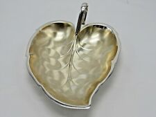 Silver plated leaf for sale  Bishop