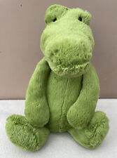 Usado, Chupeta de edredom verde crocodilo brinquedo macio Jellycat média Bashful crocodilo comprar usado  Enviando para Brazil
