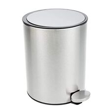 Lixeira de banheiro Bamodi 3l com tampa aço inoxidável prata comprar usado  Enviando para Brazil