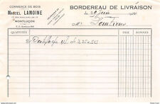 1934 invoice wood d'occasion  Expédié en Belgium