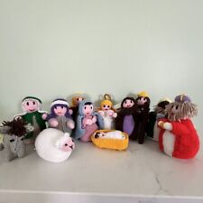 Hand knitted nativity for sale  SOUTHSEA