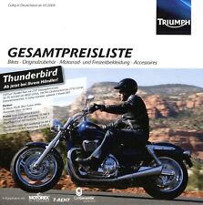 Triumph preisliste 2009 gebraucht kaufen  Gladbeck