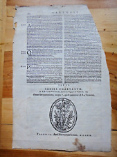 1569 marca tipografica usato  Imola