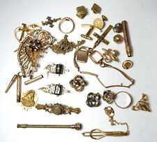 LOTE DE joyas victorianas vintage llenas de oro chatarra o desgaste 120 gramos segunda mano  Embacar hacia Argentina