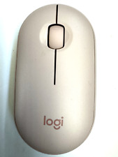 Mouse ambidestro óptico sem fio Logitech - Pebble M350 com clique silencioso comprar usado  Enviando para Brazil