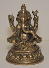 Solid brass ganesha for sale  Shipping to Ireland