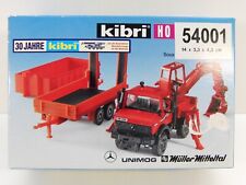Kibri H0 54001 Bausatz Unimog +Heckbagger, ungebaut, NEU in OVP, geprüft #16202 gebraucht kaufen  Wolfenbüttel