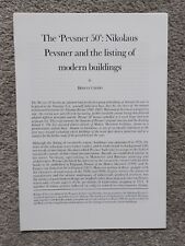 Pevsner nikolaus pevsner for sale  STAFFORD