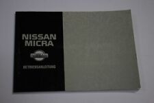 Nissan micra betriebsanleitung gebraucht kaufen  Aurich