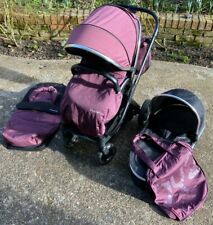 Oyster 2 Pushchair/ Pram Damson Colour Pack (Dark Purple) with accessories & bag, used for sale  RAYLEIGH