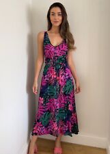 Vestido sem mangas Wallis estampa floral novo em folha tamanhos 16-22 comprar usado  Enviando para Brazil