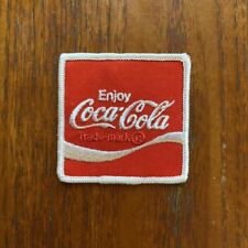 Vintage Anos 80 EUA Patch Coca Cola Coca-Cola Promocional Bordado Costurar Emblema comprar usado  Enviando para Brazil