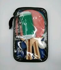 Conjunto de tênis de mesa Travaling Ping Pong kit 2 pás 1 bola 1 rede e hardware vintage anos 80 comprar usado  Enviando para Brazil