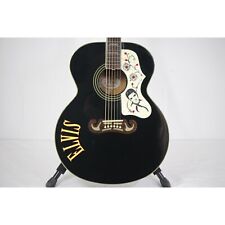 EPIPHONE LTD ELVIS PRESLEY EJ-200 Usado 1997 Preto com Estojo Macio, usado comprar usado  Enviando para Brazil