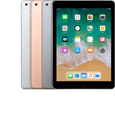 Celular Apple iPad 6ta Generación 9.7" 32GB 128GB Plateado Gris WiFi o Desbloqueado Bueno segunda mano  Embacar hacia Mexico