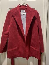 Red velvet blazer for sale  Hendersonville