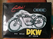 Blechschild 30x40 dkw gebraucht kaufen  Herzberg am Harz