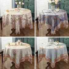 Chenille Tablecloth Rectangular Table Cloth Tassels Dustproof Dining Table Cloth for sale  Shipping to South Africa