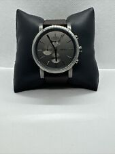 Reloj de pulsera de cuarzo DKNY Soho NY2162 para hombre con correa de cuero marrón esfera analógica JNA486 segunda mano  Embacar hacia Argentina