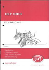 Lely Lotus Stabilo 600 Combi Operators Manual for sale  Shipping to Ireland