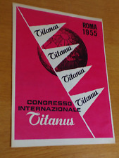 Titanus congresso internaziona usato  Italia