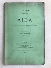 Giuseppe verdi aïda d'occasion  Albi