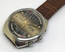 Relógio de pulso masculino vintage 42 mm Orient College calendário perpétuo plurianual Japão comprar usado  Enviando para Brazil
