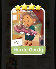 Hurdy Gurdy | Set 17 Monopoly Go 4 stars🌟sticker, used for sale  Shipping to South Africa