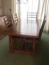 Solid oak table for sale  WREXHAM