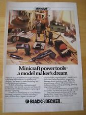 Minicraft power tools for sale  BRISTOL