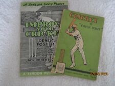 Vintage cricket booklets for sale  MANNINGTREE