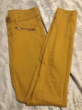 Mustard stretch trousers for sale  NORWICH