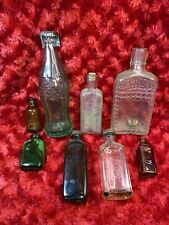 Lot of 8 Vintage/Old/Antique/ Bottles 100 Year Old Coca Cola Bottle Dec 25 1923 for sale  Shipping to South Africa