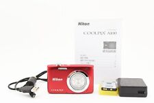 Câmera Digital Nikon Coolpix A100 20MP 5X Zoom Vermelha [Exc++] Do Japão E1277, usado comprar usado  Enviando para Brazil
